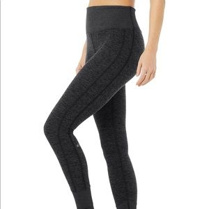 Alo Leggings Medium Dark Grey Heather Alosoft High Waist
